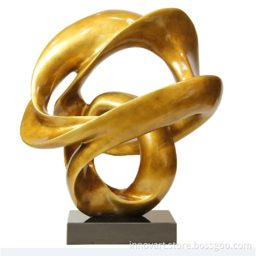 modern resin sculpture for hotel decoration
